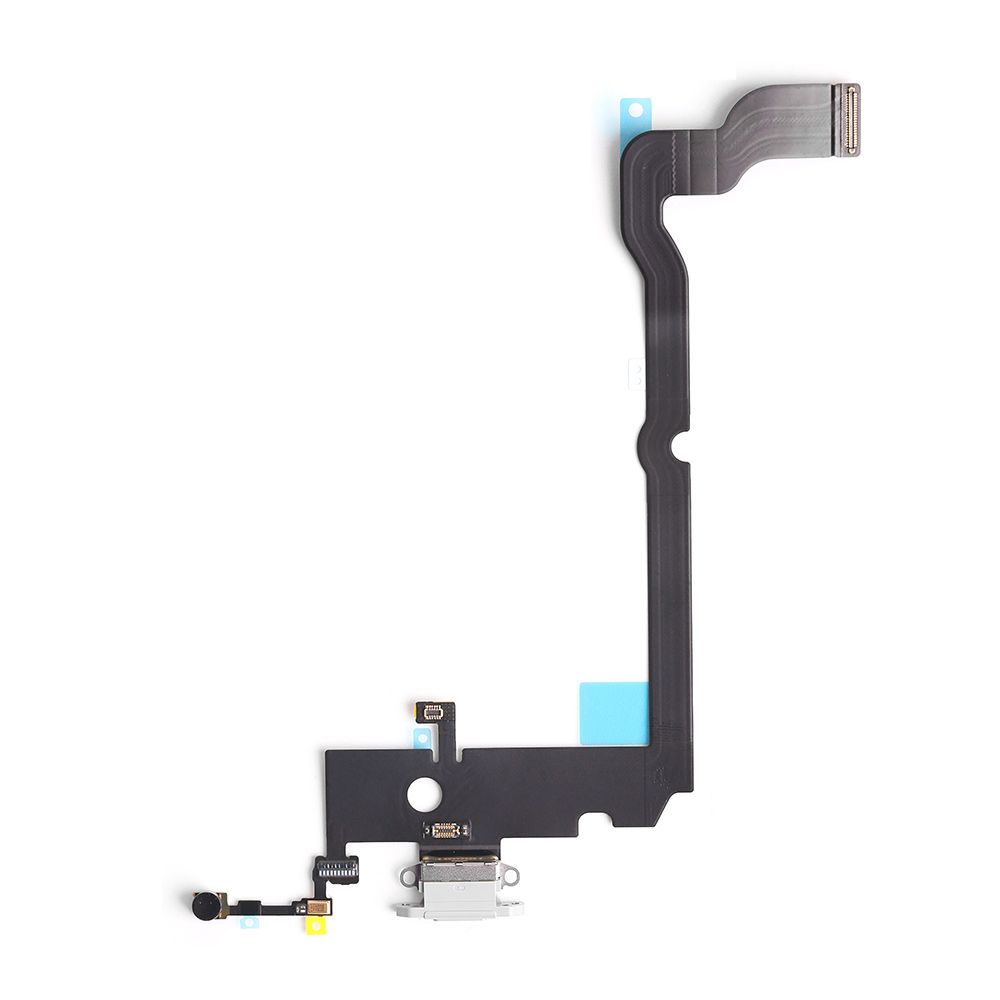iPhone XS Max OG Original Charging Port Flex Cable - Silver A55569-02