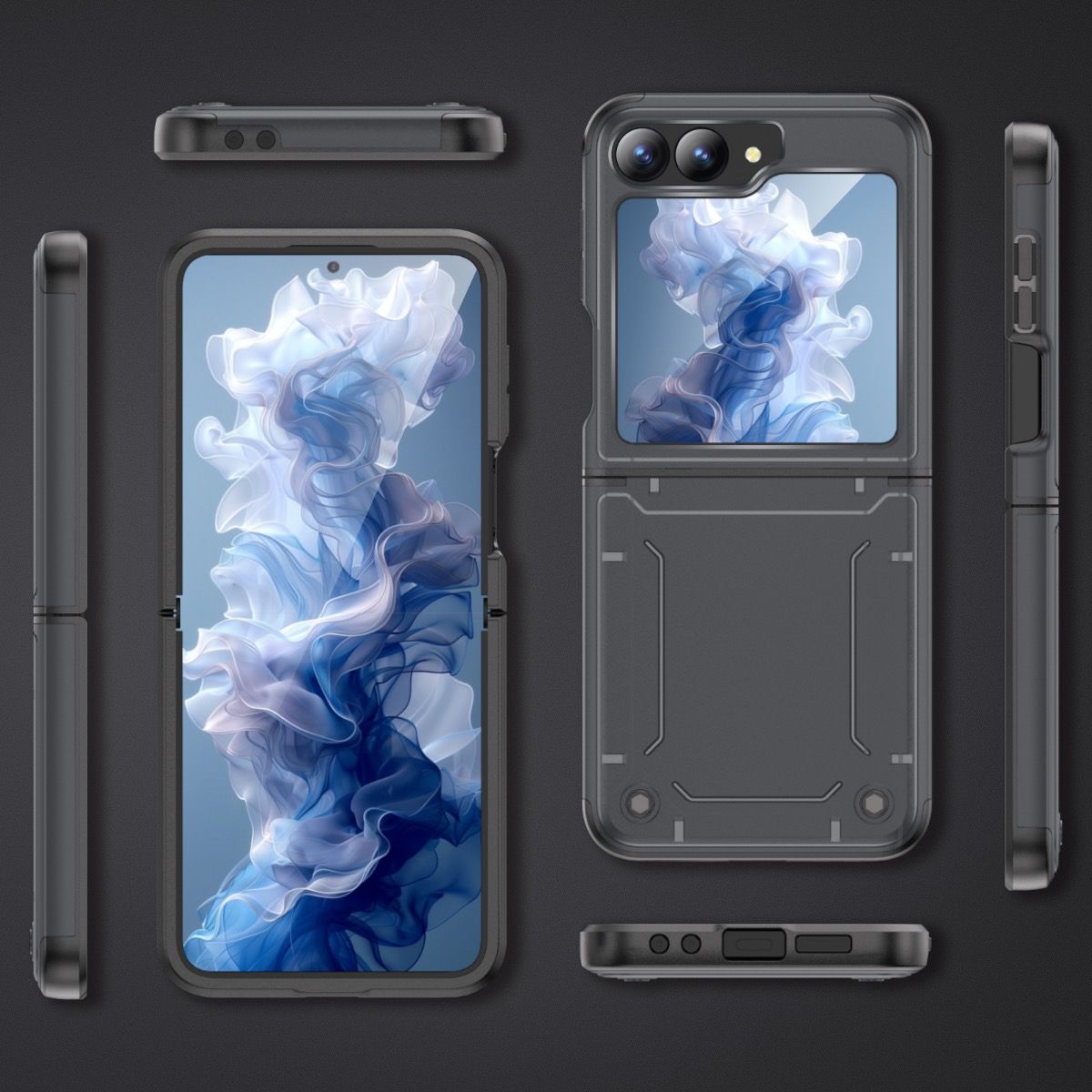 Samsung Galaxy Z Flip 6 / 7 FE BLACKTECH Armor Grip - Grey