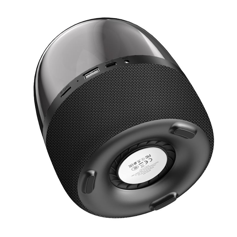 BOROFONE BP8 Glazed colorful luminous BT speaker - black
