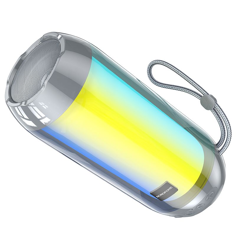 BOROFONE BR25 Crazy sound colorful luminous BT speaker - grey
