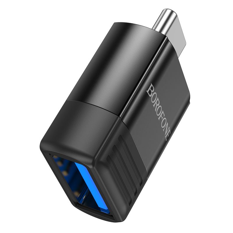 BOROFONE BV18 Type-C male to USB female USB3.0 adapter - black