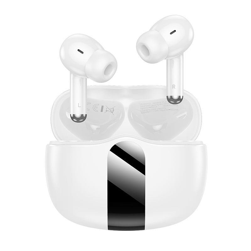 BOROFONE FQ3 Soulmate ANC Active Noise Cancellation ENC wireless BT headset - white