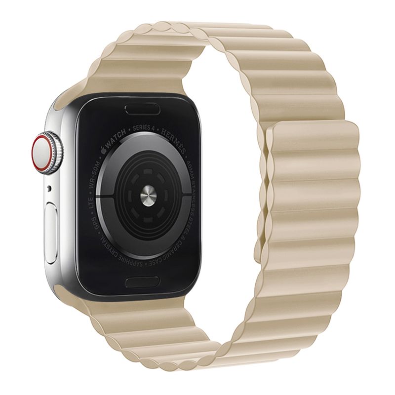 Apple Watch 38 / 40 / 41 / 42mm hoco. iWatch WA07 Flexible series magnetic silicone chain strap - star color