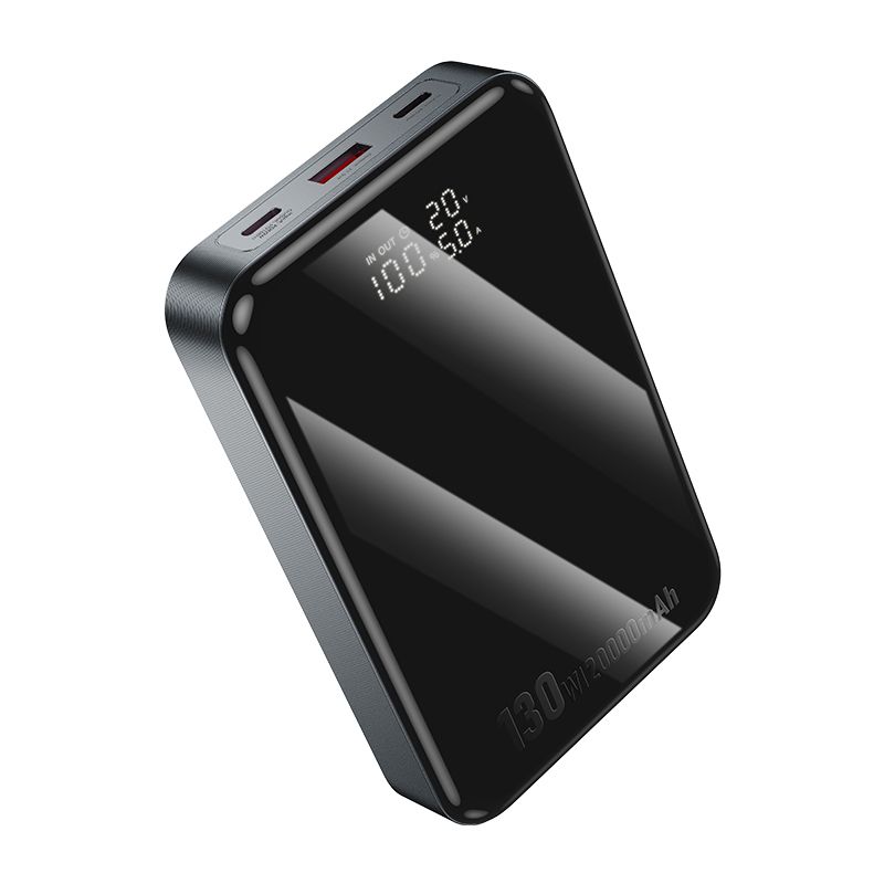 hoco. Q30A Fast charge 130W power bank 20000mAh - metal gray