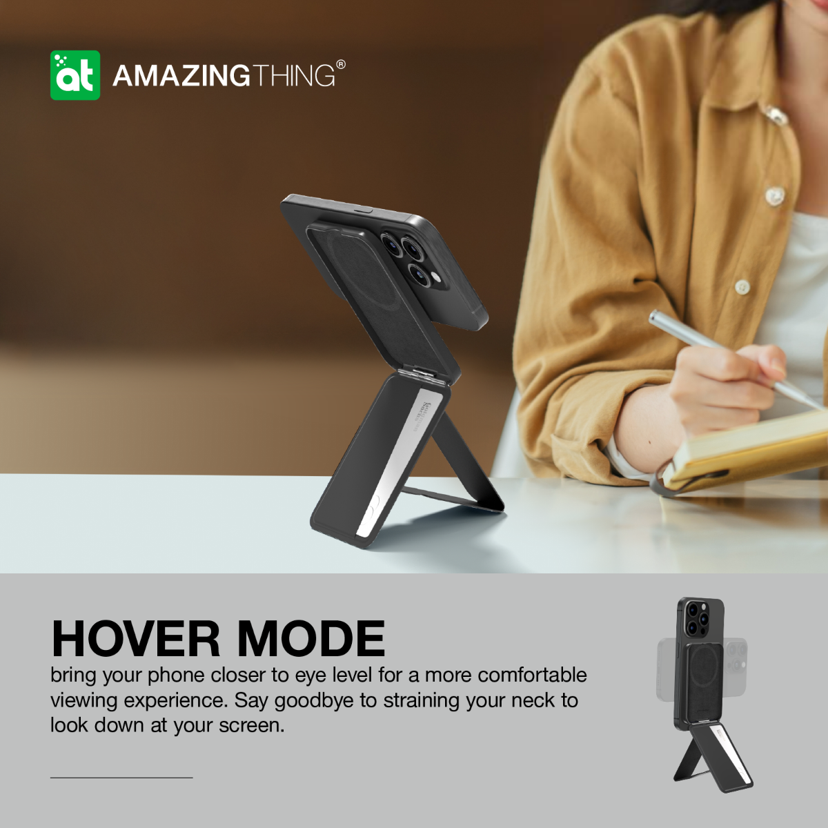 AMAZINGTHING Travel Mag Fold Pro Glamour Link (MagSafe Compatible) - Black