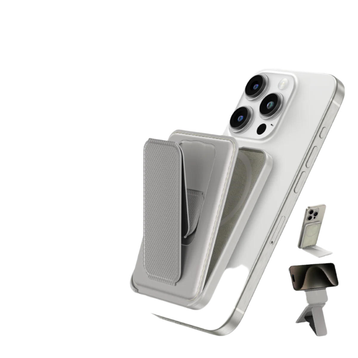 AMAZINGTHING Travel Mag Fold Pro Glamour Link (MagSafe Compatible) - New Grey