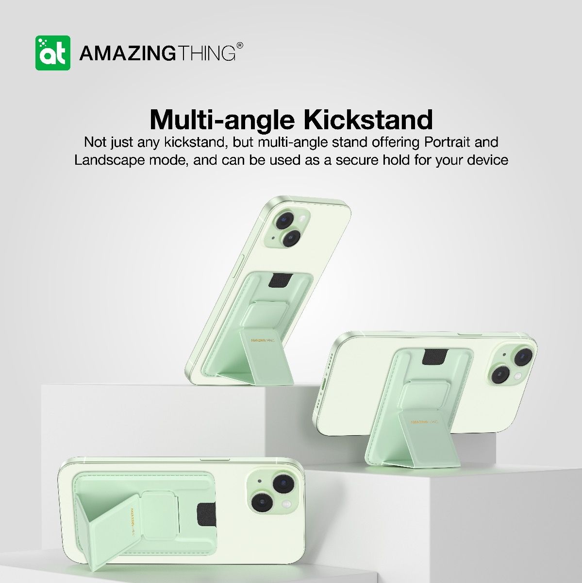 AMAZINGTHING Edition Mag Mag Wallet (MagSafe Compatible) - Pistachio