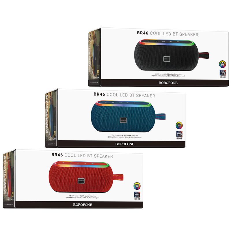 BOROFONE BR46 Delight sports BT speaker - red