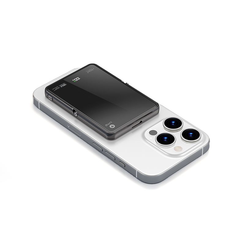 LITO LP03 5000mAh Qi2 15W Ultra AI 5in1 Mag (MagSafe Compatible) - Black