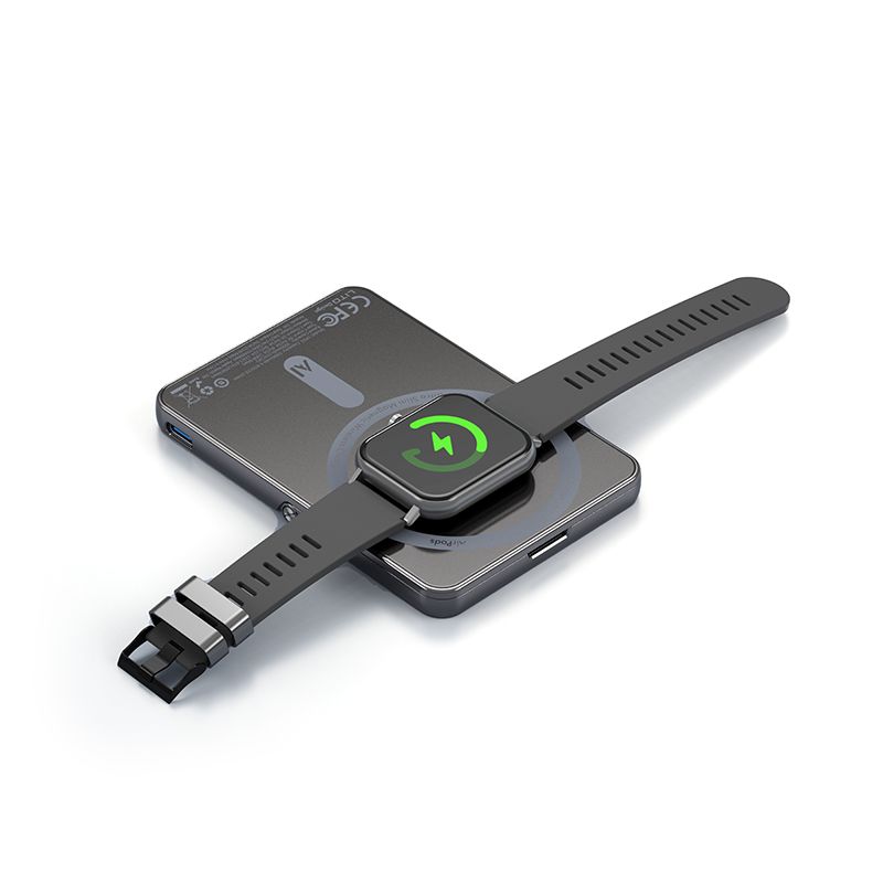 LITO LP03 5000mAh Qi2 15W Ultra AI 5in1 Mag (MagSafe Compatible) - Black