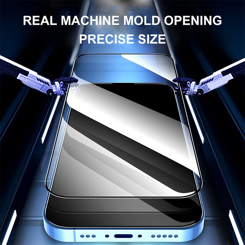 iPhone 14 Pro LITO D13 HD PRO Clear Full Glass Full Glue-ESD Glue - Black