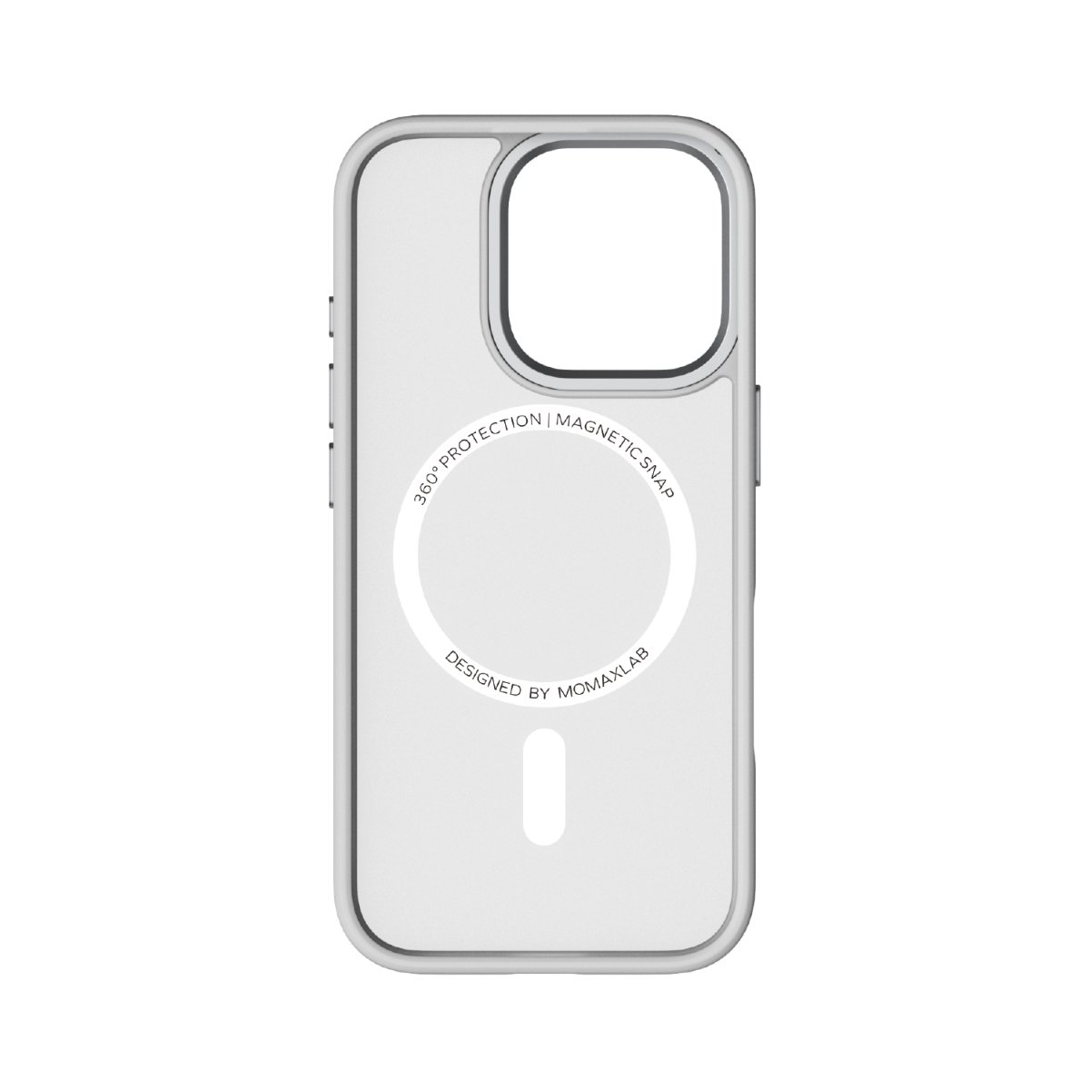 iPhone 16 Pro Max Momax Hybrid Mag Case (MagSafe Compatible) - Grey
