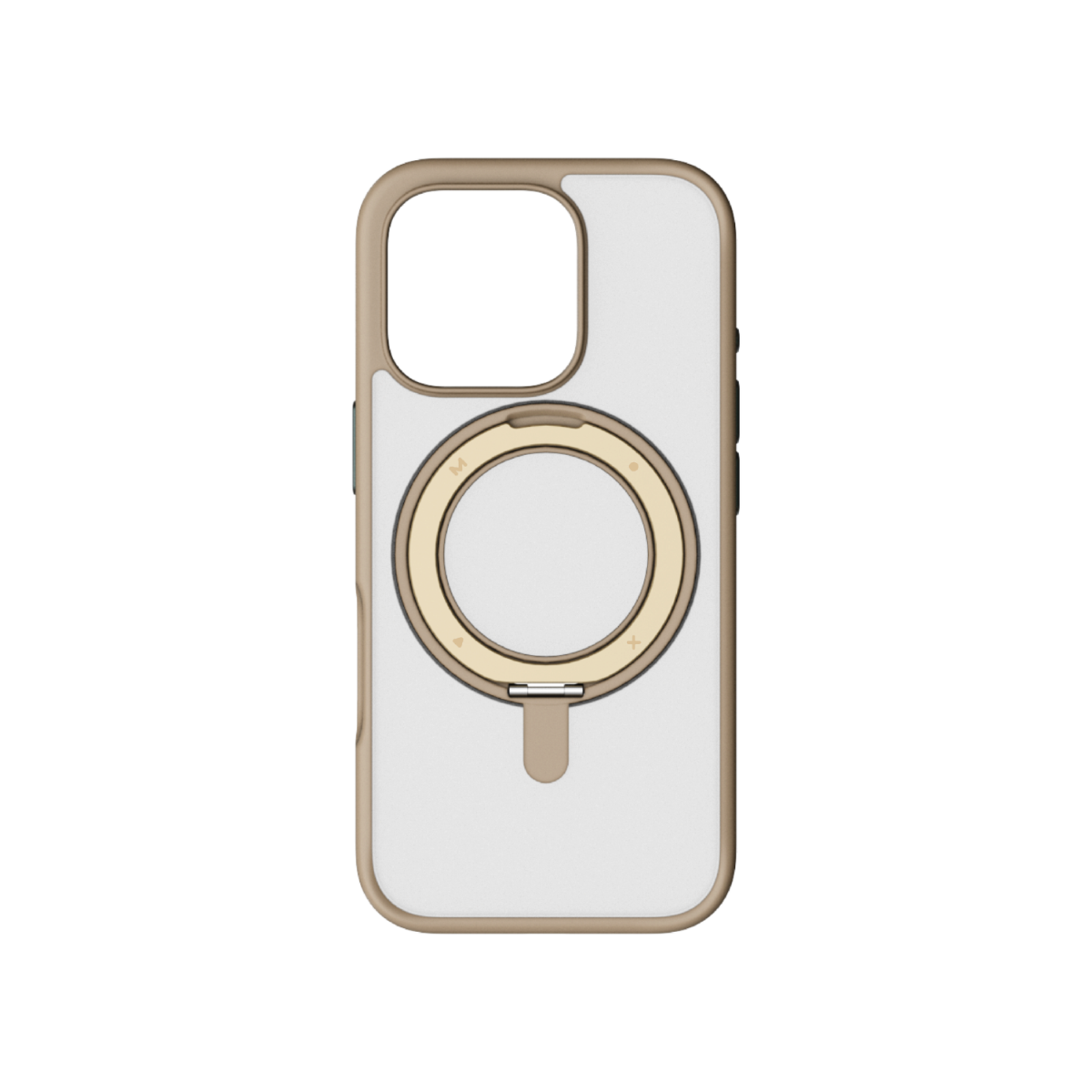 iPhone 16 Pro Momax Roller Mag Case (MagSafe Compatible) - Gold