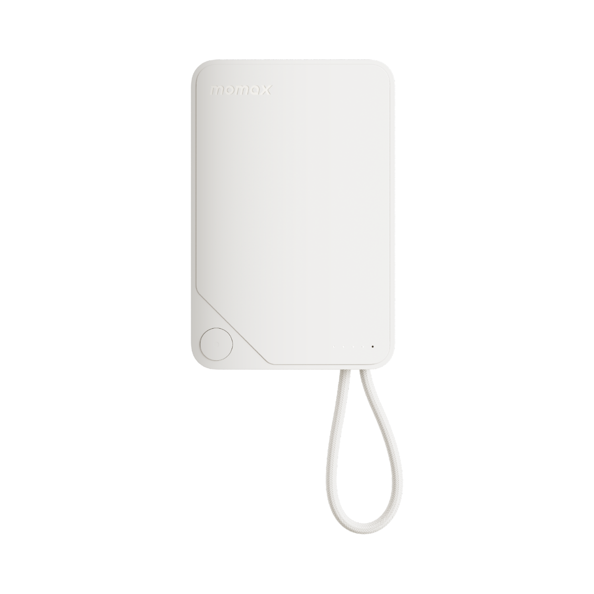 Momax 1-POWER 10000mah power bank with cable - White