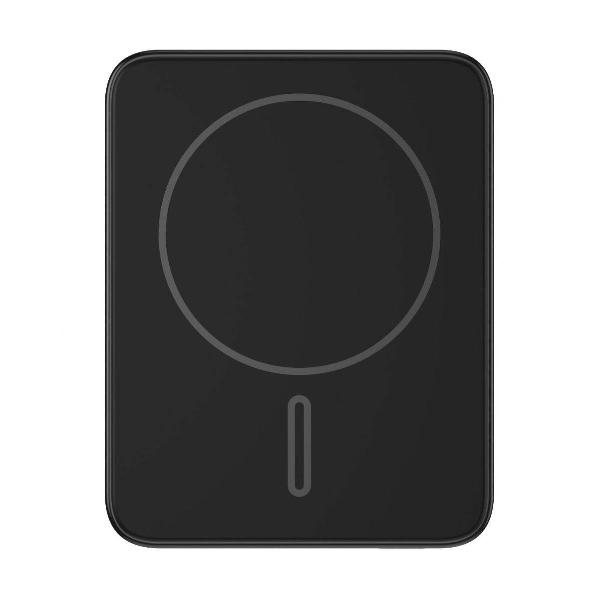 Momax Q.Mag Minimal 5000mAh Mag Wireless Battery (MagSafe Compatible) - Black