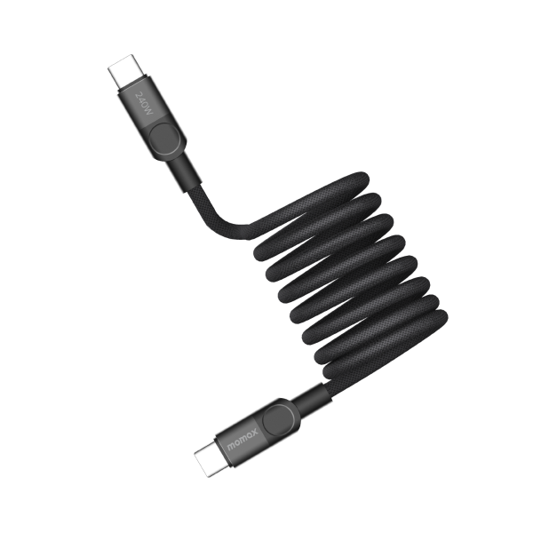 Momax ag.Link Magnetic USB-C to USB-C cable 240w 2M - Black