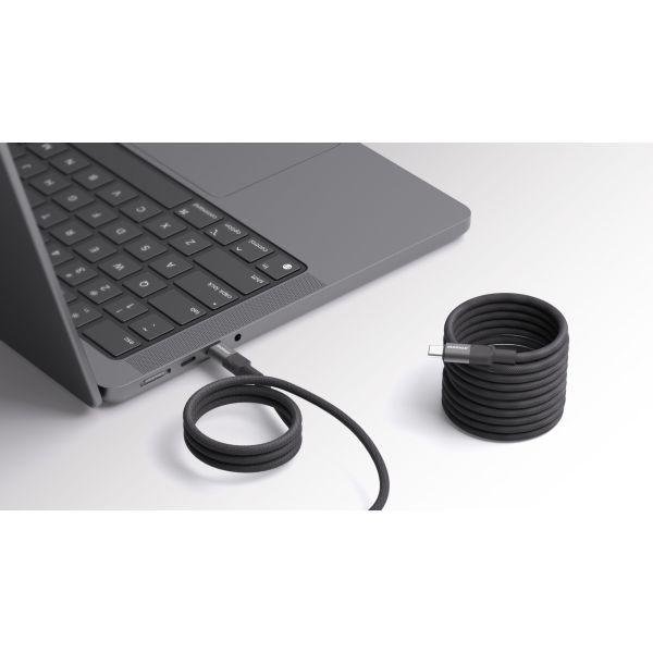 Momax ag.Link Magnetic USB-C to USB-C cable 240w 2M - Black