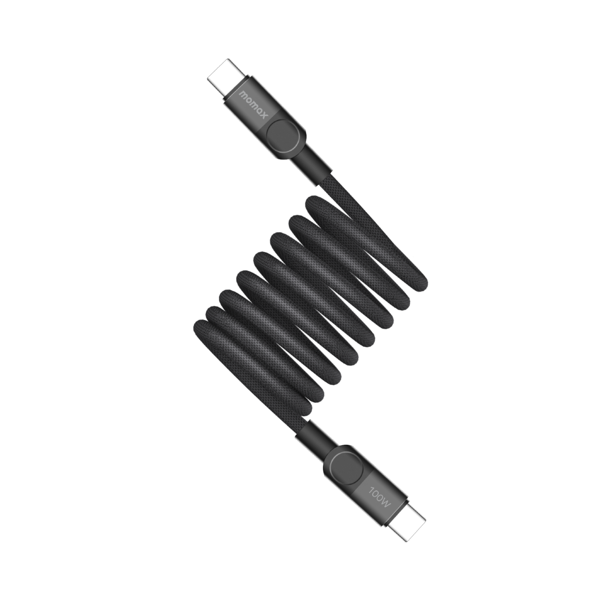 Momax Mag.Link Magnetic USB-C to USB-C cable 100w 2M - Black