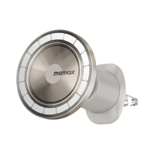 Momax 1-move Relaxaire Mag car mount with Air Freshener (MagSafe Compatible) - Titanium