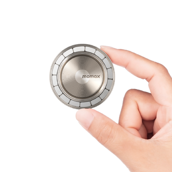 Momax 1-move Relaxaire Mag car mount with Air Freshener (MagSafe Compatible) - Titanium