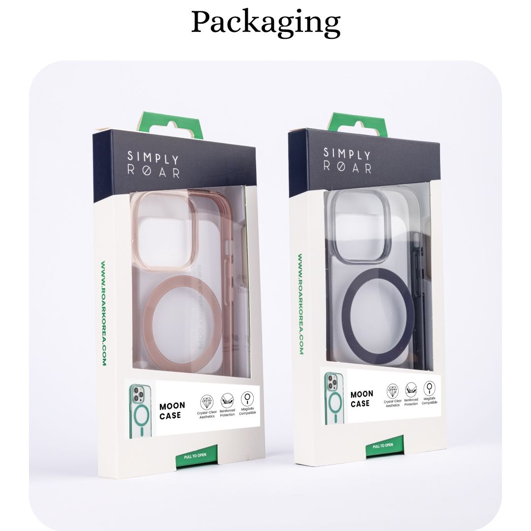 iPhone 16 Pro Max Simply Roar Moon Case (MagSafe Compatible) - Aqua Blue