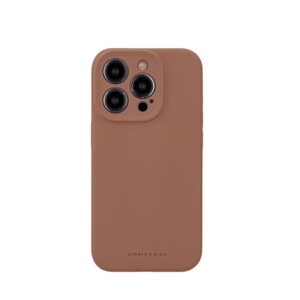 iPhone 16 Simply Roar Hyper Silicone Case (Magnetic Compatible) - Light Brown