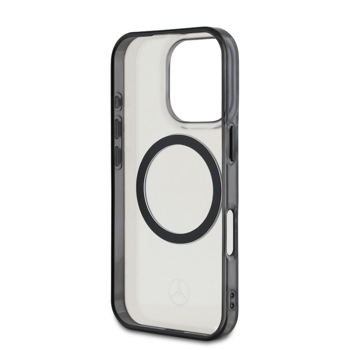iPhone 16 Pro Max Mercedes-Benz HC TRANSPARENT PC / TPU W / BLACK RING (MagSafe Compatible) - Clear