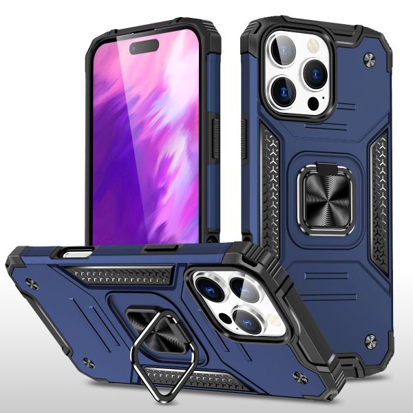iPhone 14 Pro BLACKTECH Robot Magnetic - Navy