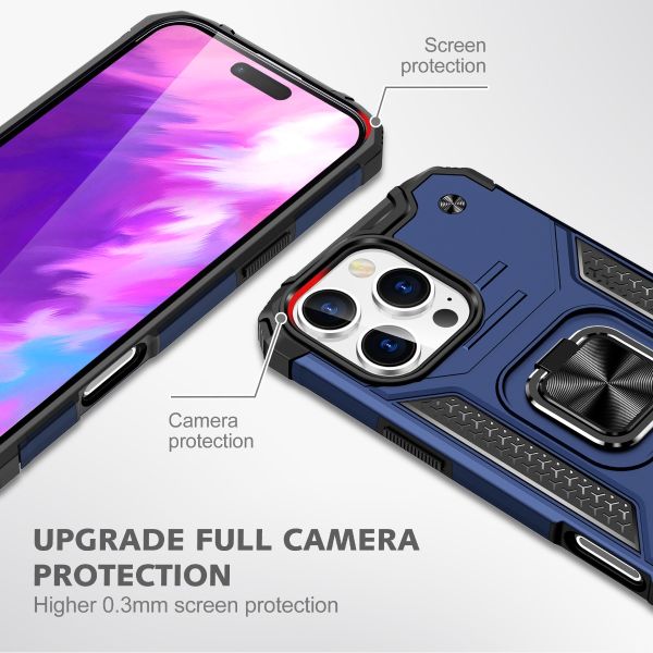 iPhone 14 Pro BLACKTECH Robot Magnetic - Navy