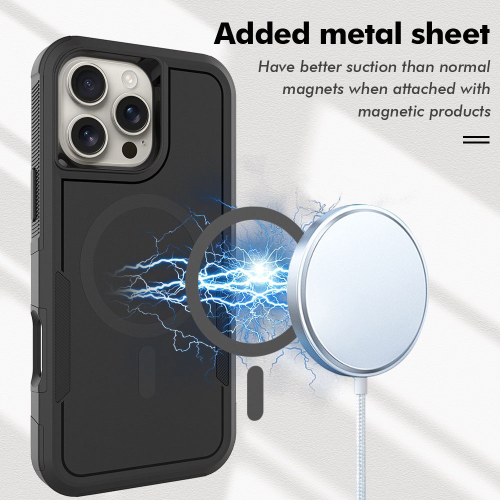 iPhone 17 Pro BLACKTECH Commuter (Magnetic Compatible) - Black