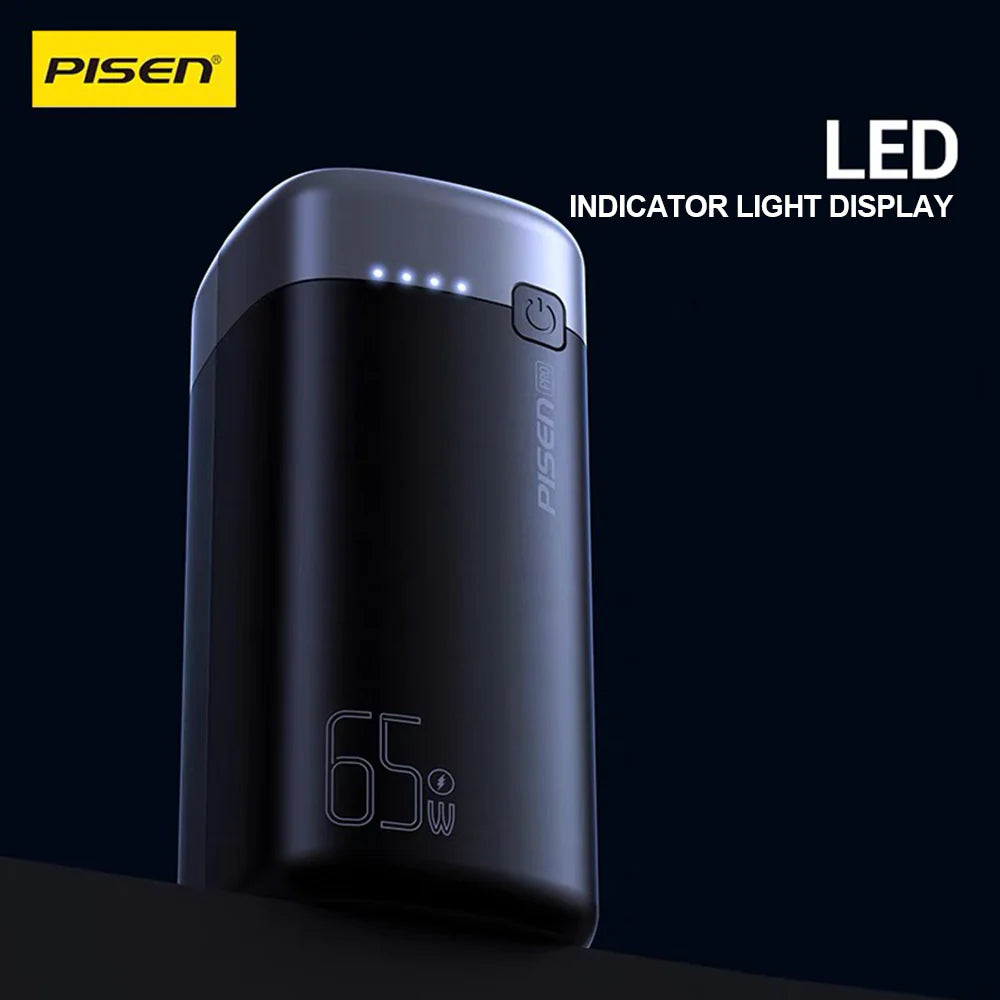 Pisen-PRO Laptop Power Bank (65W,20kmAh) (LS-DY118/Black) PD65-2 20000mAh