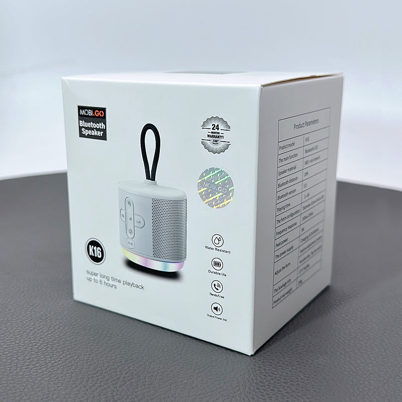 Portable Loud Mobigo Wireless Bluetooth Speaker upto 6 hrs listening and water resistant