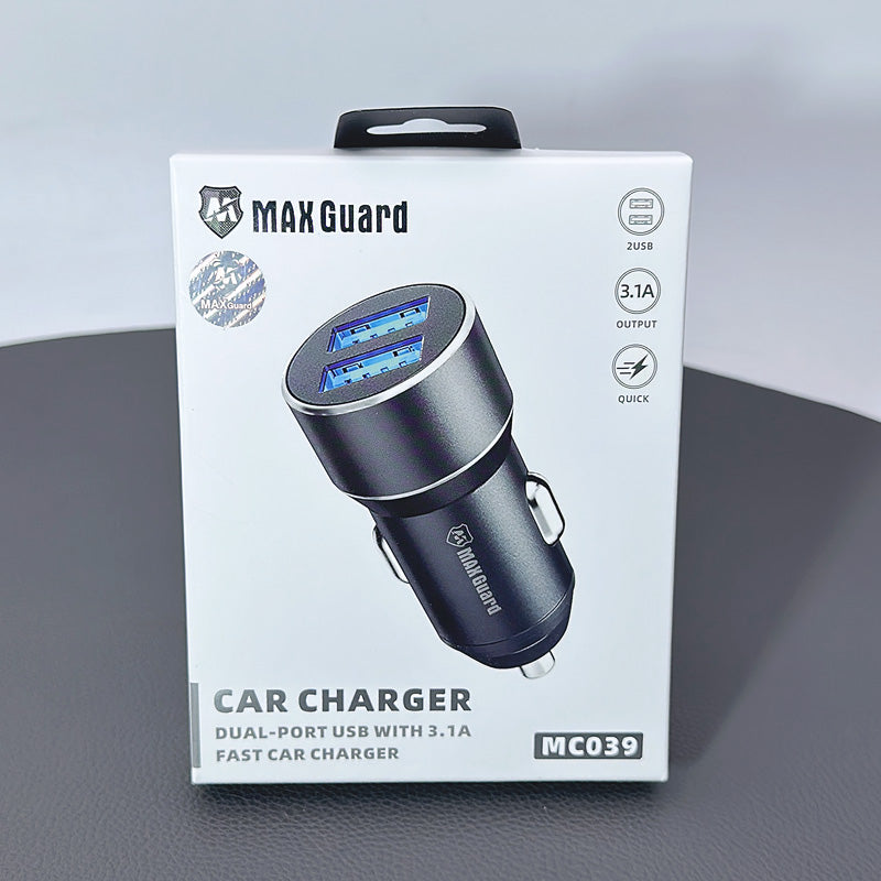 Car Charger Ciggrette Port Maxguard 3.1A Fast Charger