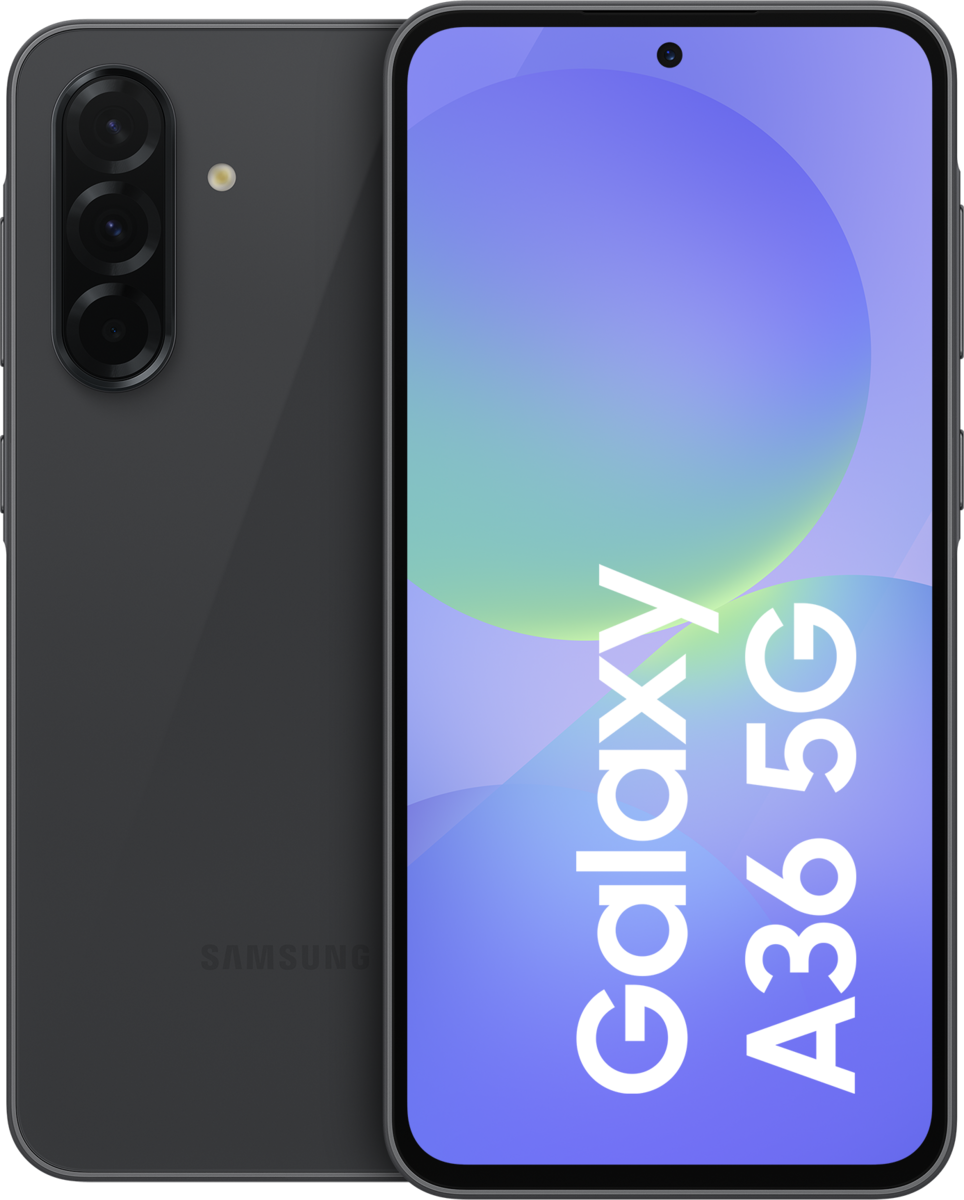 Samsung Galaxy A36 5G 128GB Single + eSim 6.7" Screen Black - NFC (A/C not included)