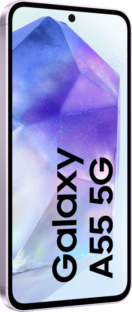 Samsung Galaxy A55 5G Single Sim + eSim 128GB 6.6" Screen Lilac - NFC (A/C not included)