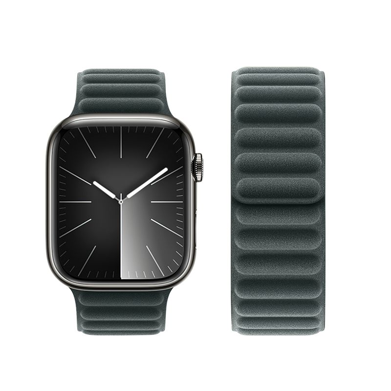 Apple Watch 44 / 45 / 46 / 49mm hoco. WA24 Original series magnetic chain strap - cyan color