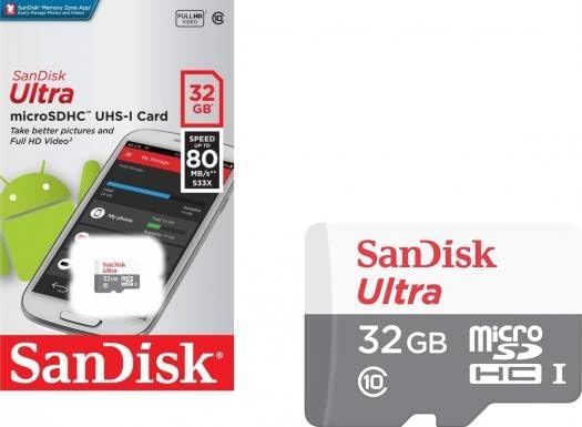 SanDisk Ultra microSDHC 32GB 100MB/s