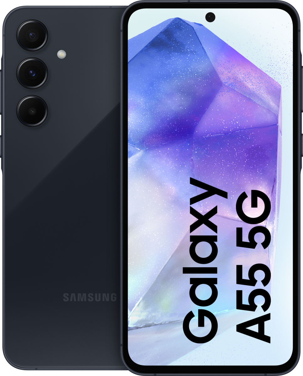 Samsung Galaxy A55 5G Single Sim + eSim 128GB 6.6" Screen Navy - NFC (A/C not included)