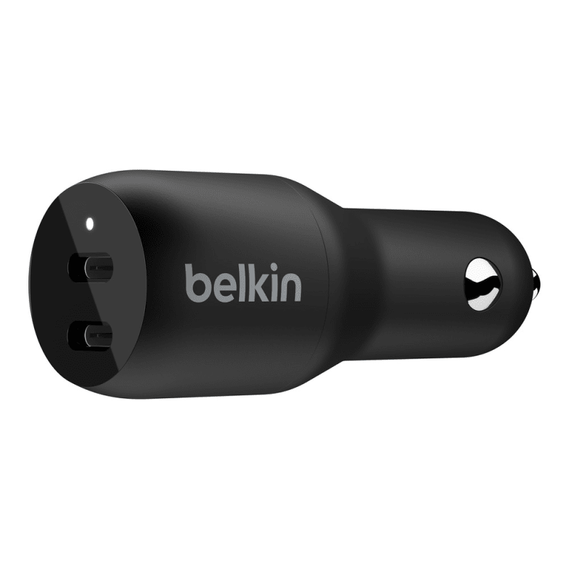 Belkin BoostCharge 36W Car Charger With Dual USB-C Outputs