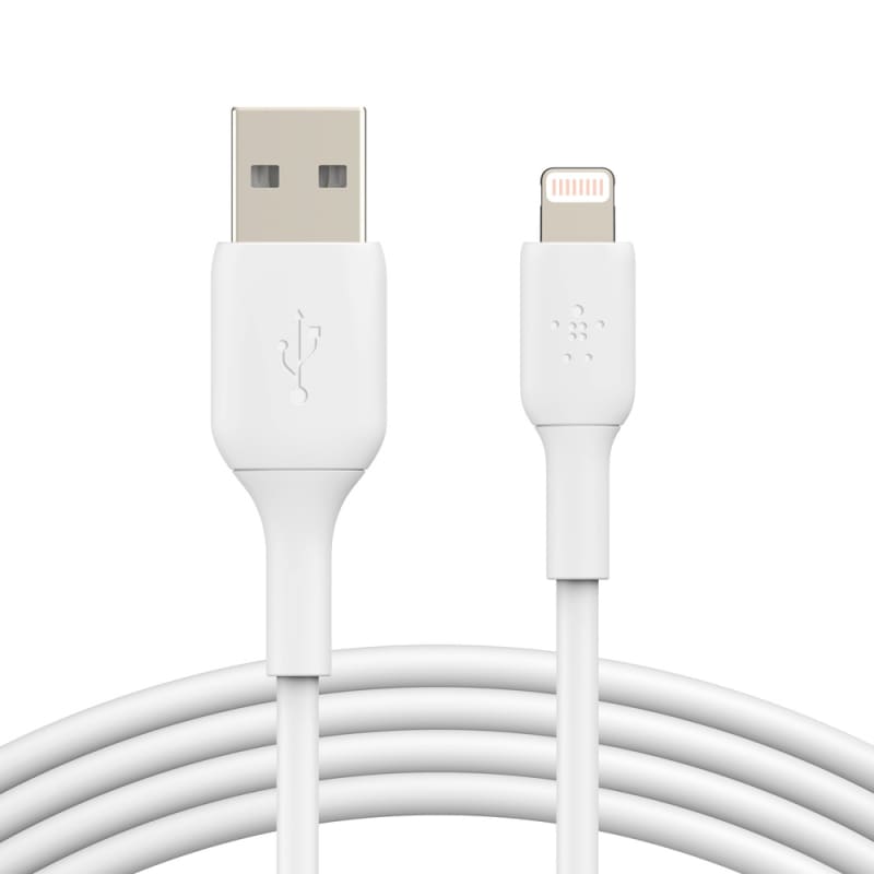Belkin BoostCharge 2m Lightning to USB-A Cable - White