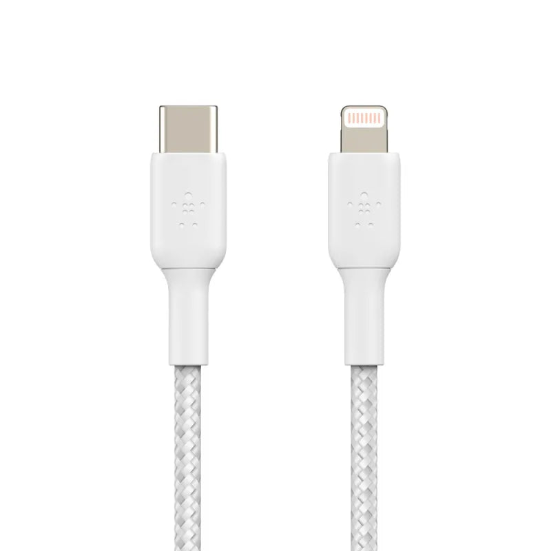 Belkin BOOSTCHARGE 1m USB-C to Lightning Braided Cable For Apple Devices