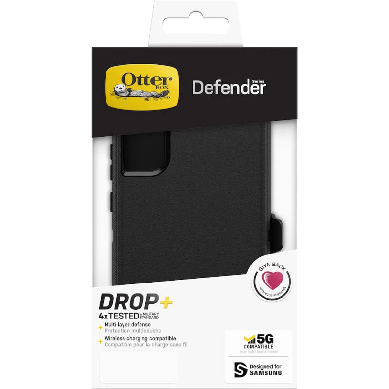 Otterbox Defender Case For iPhone 15 Pro Max  Shockproof Case - Black