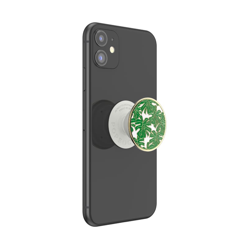 PopSockets PopGrip Enamel Monstera