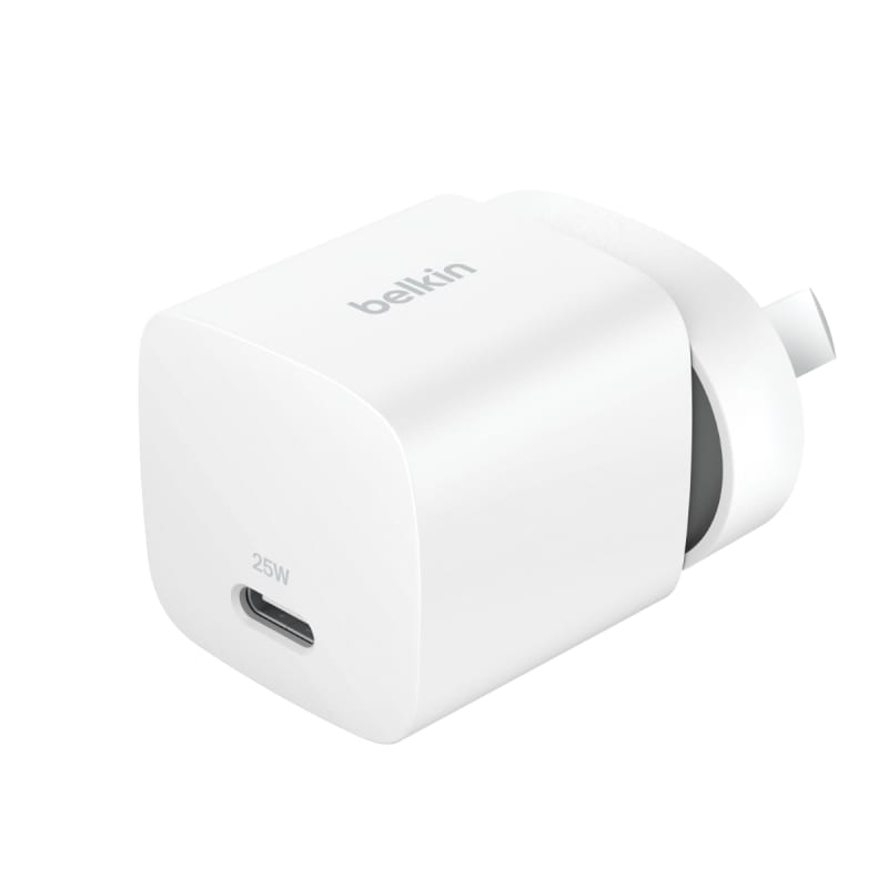 Belkin BoostCharge 25W Wall Charger With USB-C Output - White