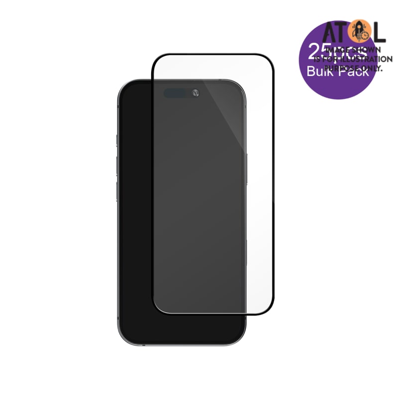 EFM Tempered Glass Screen Protector Bulk Pack - 25 Units For New iPhone 2025 6.5 Air - Clear