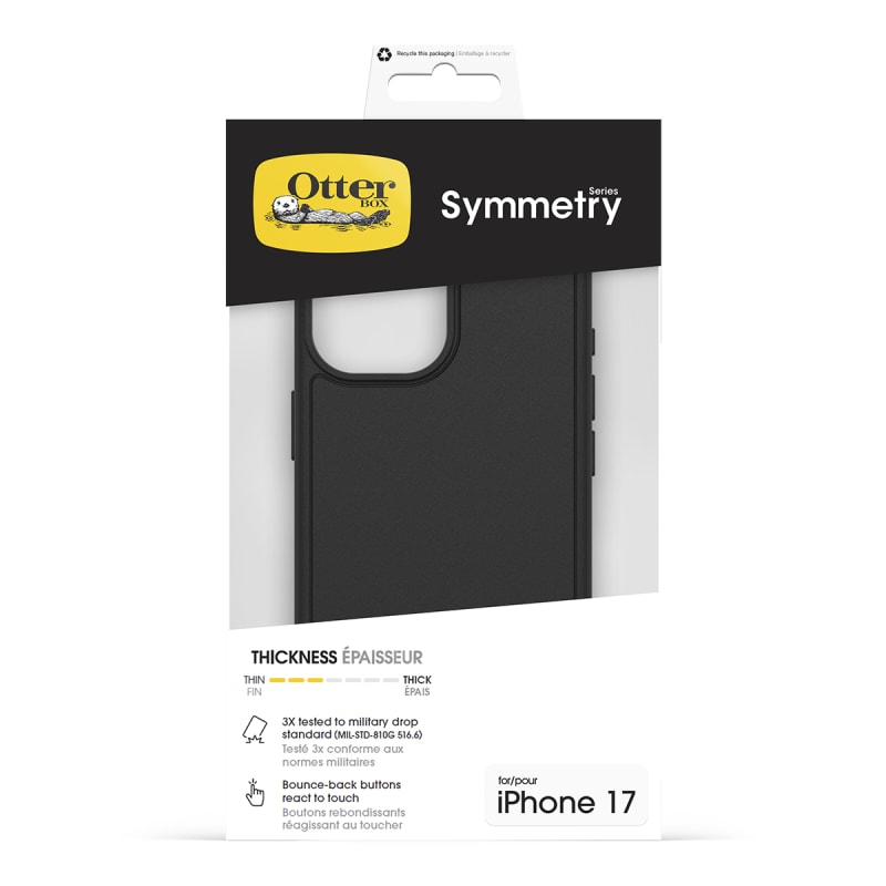 OtterBox Symmetry MagSafe Case with Camera Control For iPhone 17 - Black