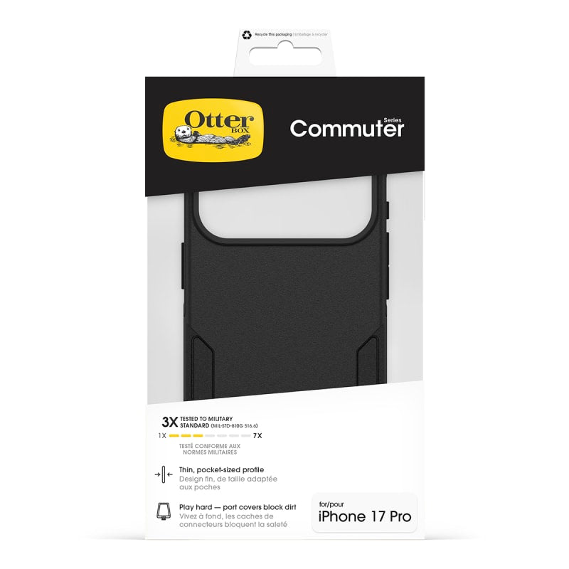 OtterBox Commuter Case with Camera Control For iPhone 17 Pro - Black
