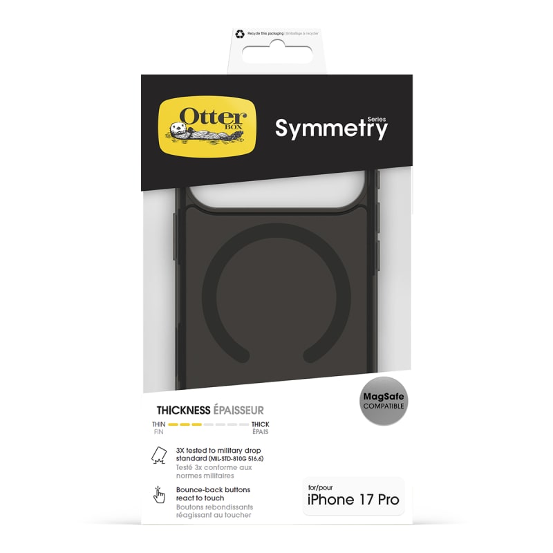 OtterBox Symmetry MagSafe Case with Camera Control For iPhone 17 Pro - Black