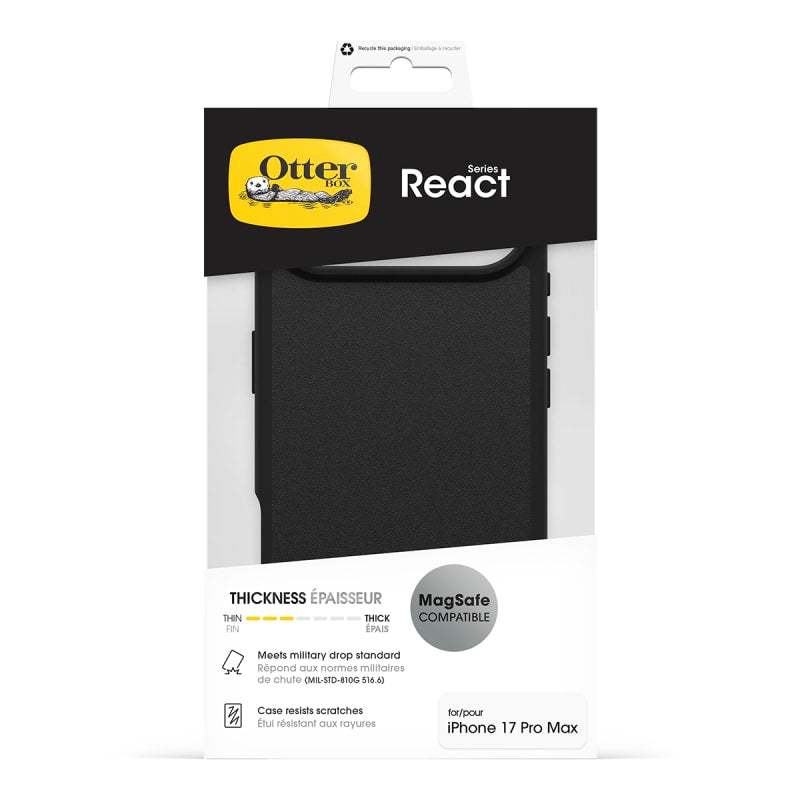 OtterBox React MagSafe Case For iPhone Air - Black