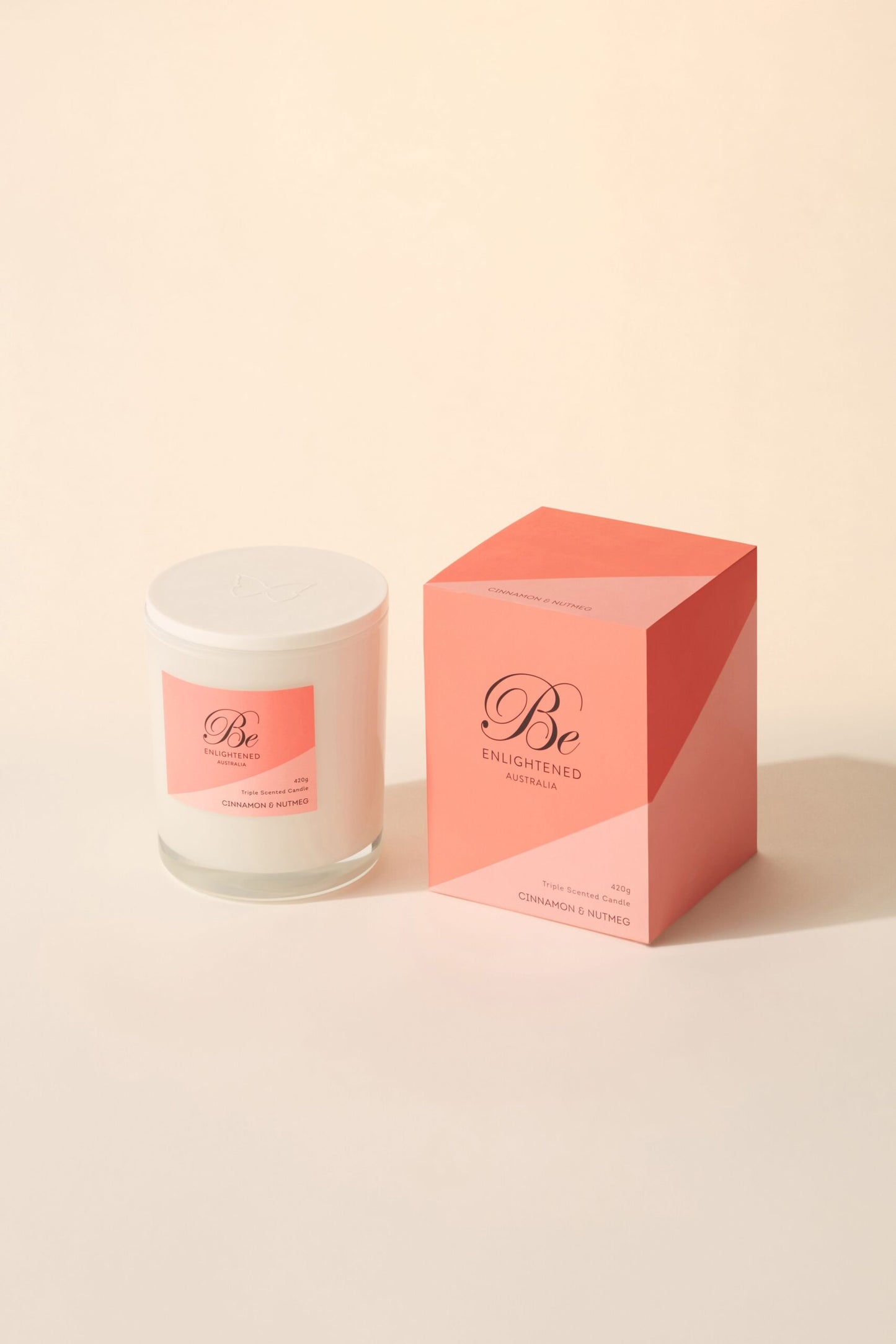 Cinnamon & Nutmeg Triple Scented Candle 2 Wick 420g